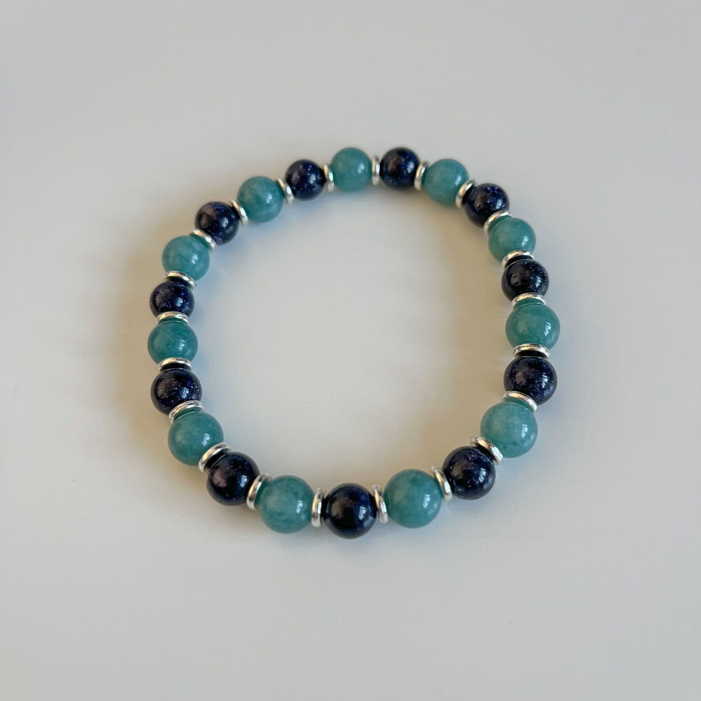 Handmade gemstone bracelet